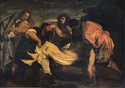 Titian The Entombment (mk05) oil on canvas