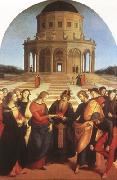Raphael Marriage of the Virgin (mk08) oil on canvas