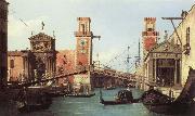 Canaletto Il Ponte dell'Arsenale (mk21) china oil painting artist