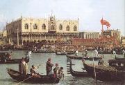 Canaletto The Bacino di S Marco on Ascension Day (mk25) oil painting reproduction