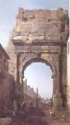 Canaletto The Arch of Titus (mk25) painting