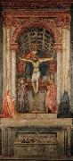 MASACCIO The Holy Trinity (nn03) oil on canvas