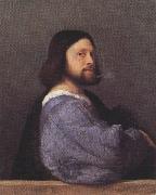 Titian Portrait of a Man (mk33) oil on canvas