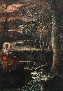Tintoretto St Mary of Egypt oil on canvas