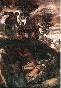 Tintoretto The Miracle of the Loaves and Fishes oil on canvas