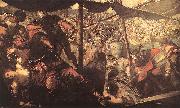 Tintoretto Battle between Turks and Christians oil on canvas