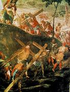 Tintoretto The Ascent to Calvary oil on canvas