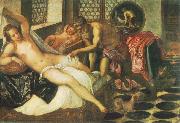 Tintoretto Vulcanus Takes Mars and Venus Unawares oil on canvas