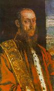 Tintoretto Portrait of Vincenzo Morosini oil on canvas