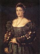 Titian La Bella oil on canvas