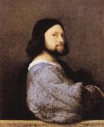 Titian Portrait of a Bearded Man oil on canvas
