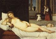 Titian Reclining Venus oil on canvas