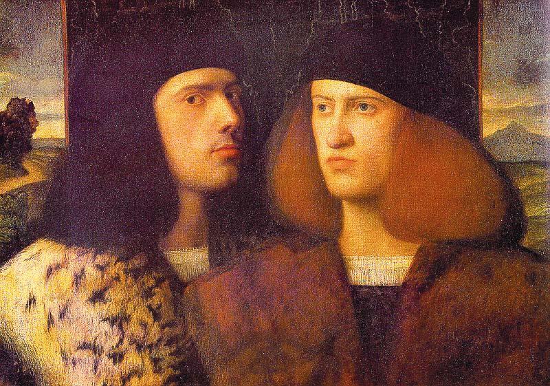 CARIANI Portrait of Two Young Men fd china oil painting image