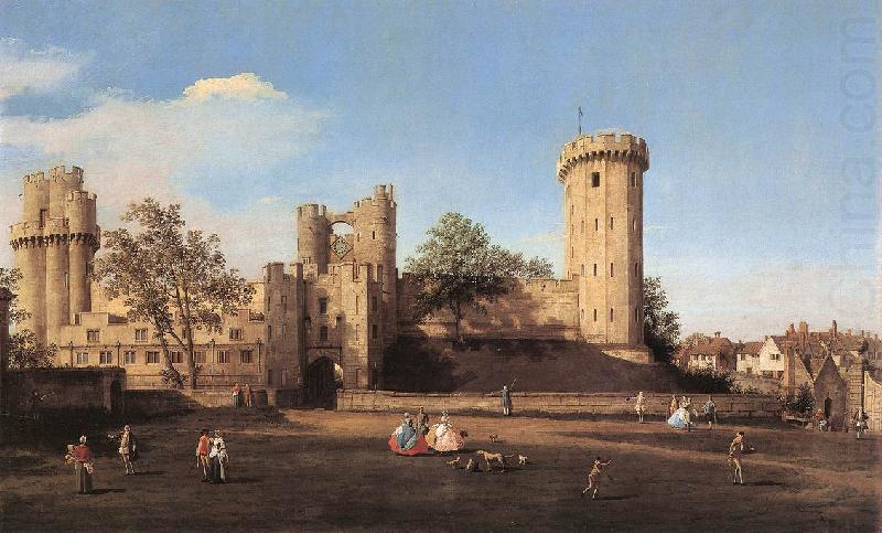 Canaletto Warwick Castle: the East Front df china oil painting image