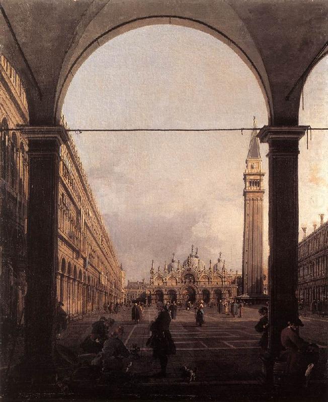 Canaletto Piazza San Marco: Looking East from the North-West Corner f china oil painting image