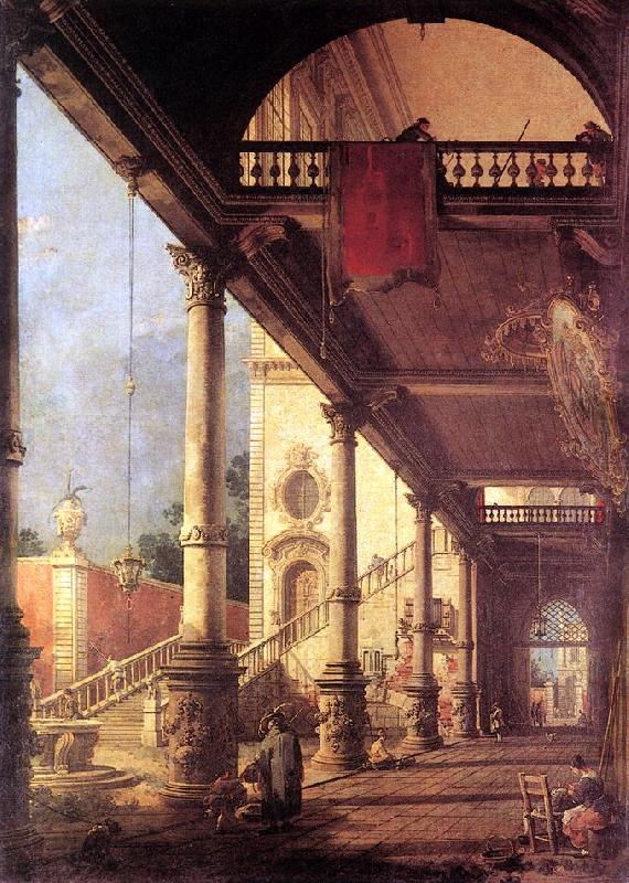 Canaletto Perspective fg china oil painting image