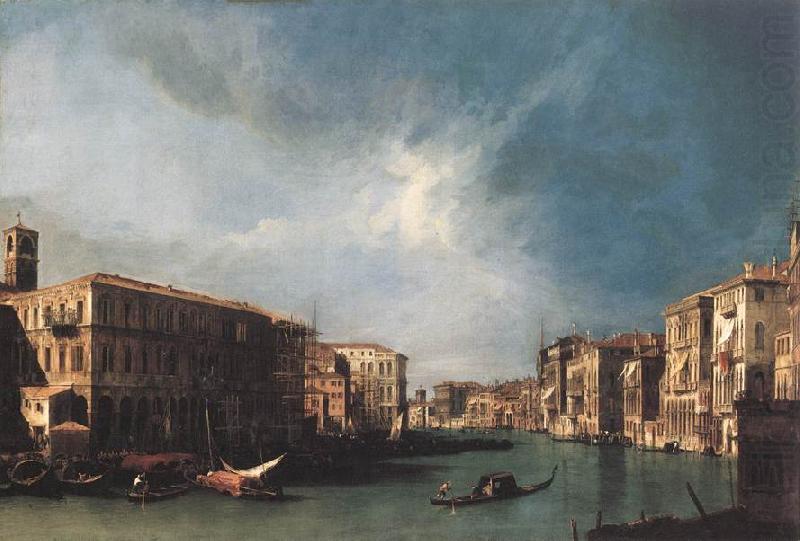 Canaletto The Grand Canal from Rialto toward the North china oil painting image