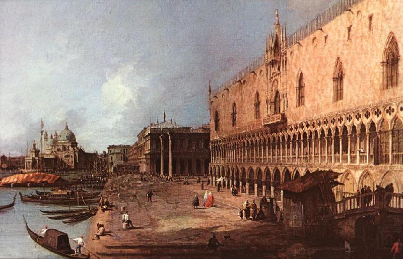 Canaletto Doge Palace d china oil painting image