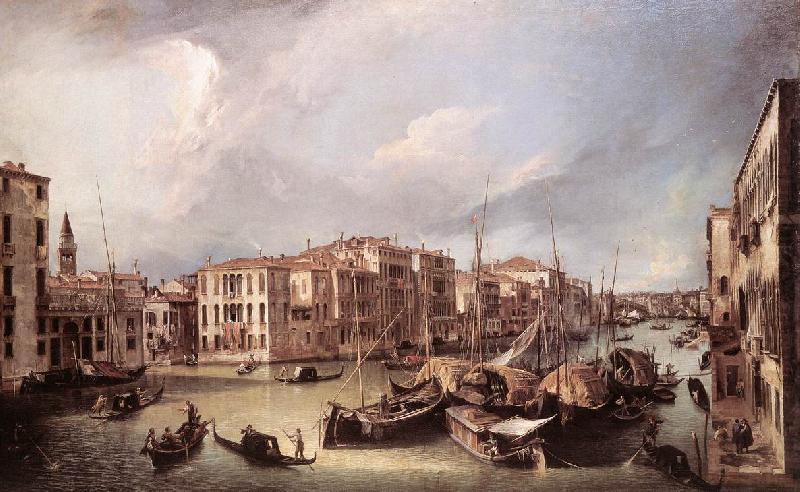 Canaletto Grand Canal: Looking North-East toward the Rialto Bridge ffg china oil painting image