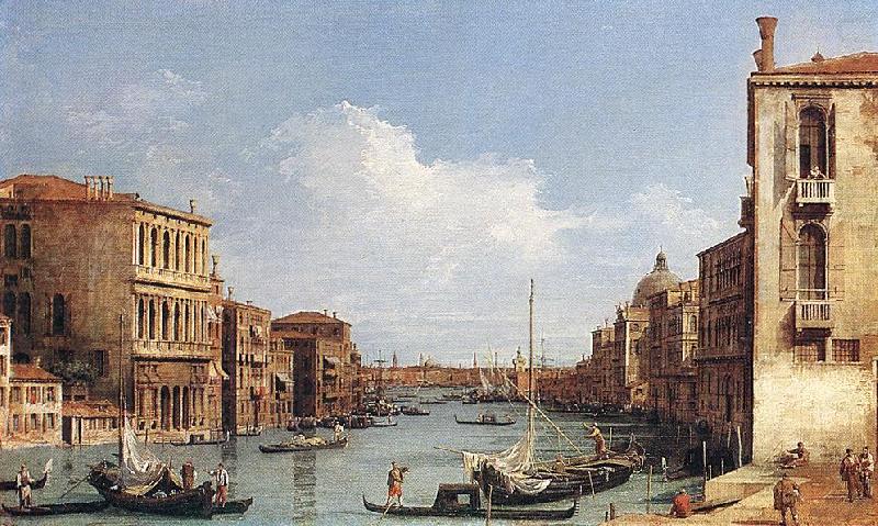 Canaletto The Grand Canal from Campo S. Vio towards the Bacino fdg china oil painting image