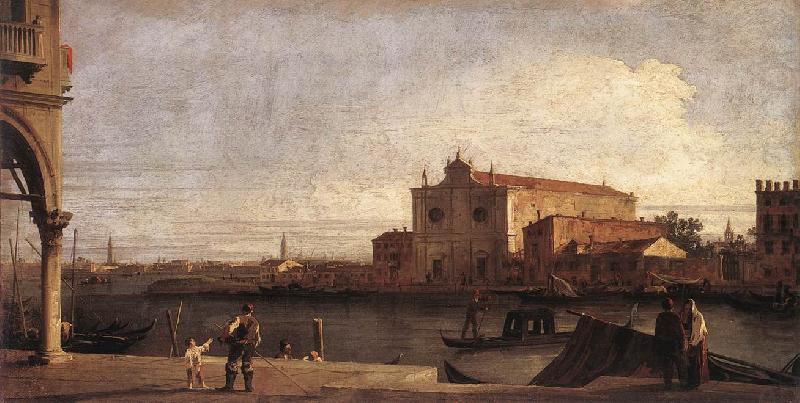 Canaletto View of San Giovanni dei Battuti at Murano d china oil painting image