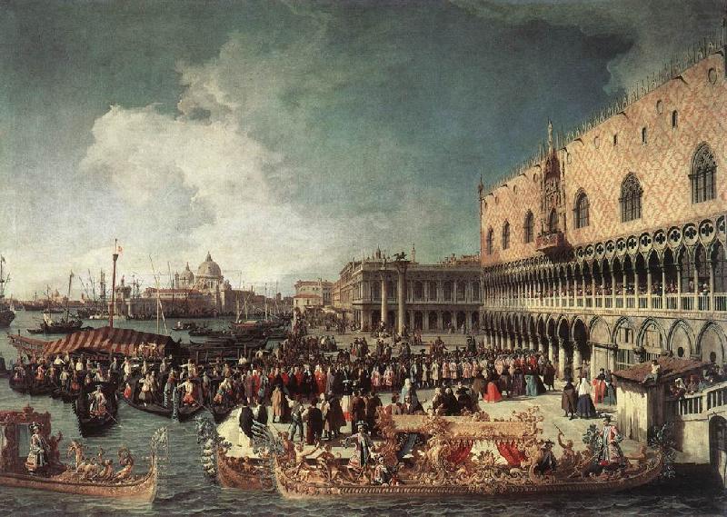 Canaletto Reception of the Ambassador in the Doge s Palace china oil painting image