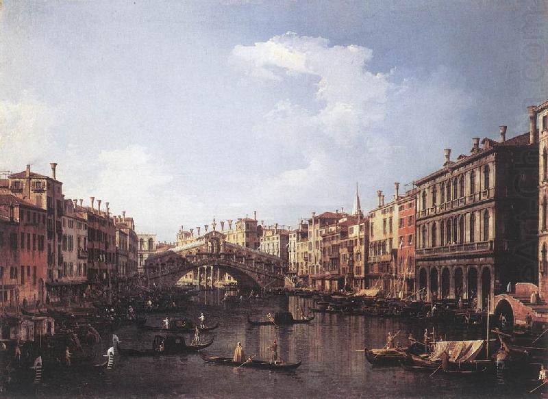 Canaletto The Rialto Bridge from the South fdg china oil painting image