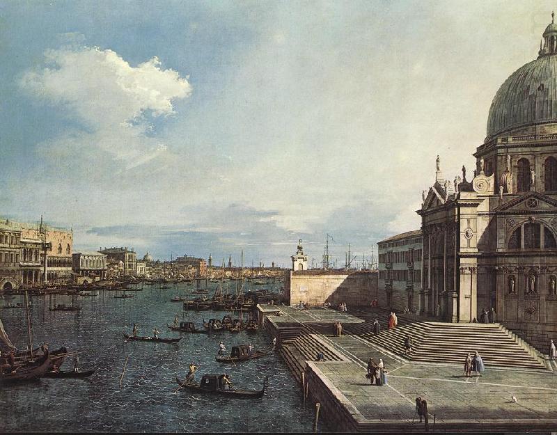 Canaletto The Grand Canal at the Salute Church d china oil painting image