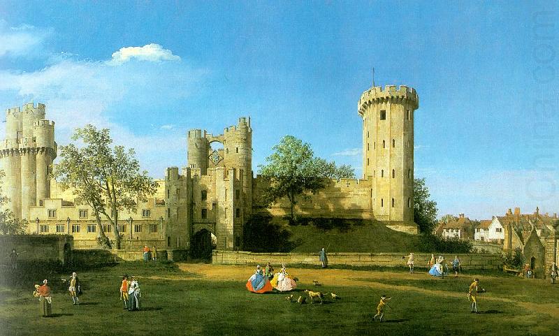 Canaletto Warwick Castle, The East Front china oil painting image