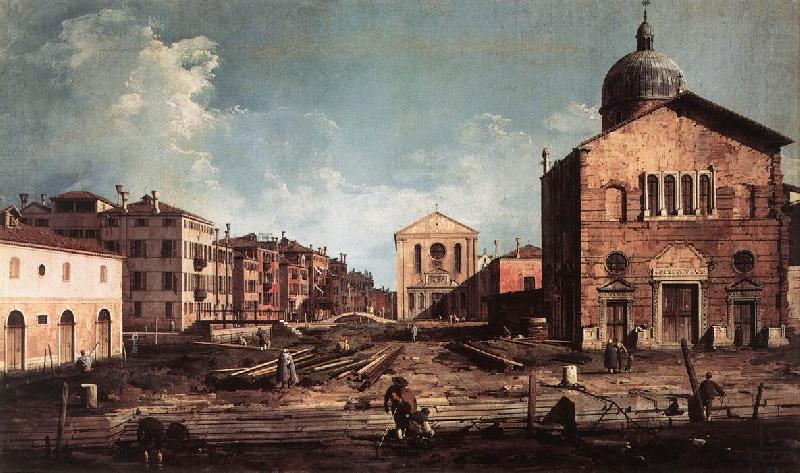 Canaletto View of San Giuseppe di Castello d china oil painting image