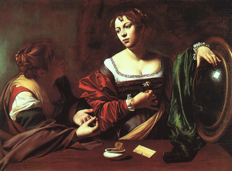 Caravaggio Martha and Mary Magdalene china oil painting image