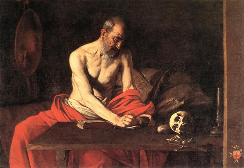 Caravaggio St Jerome dsf china oil painting image