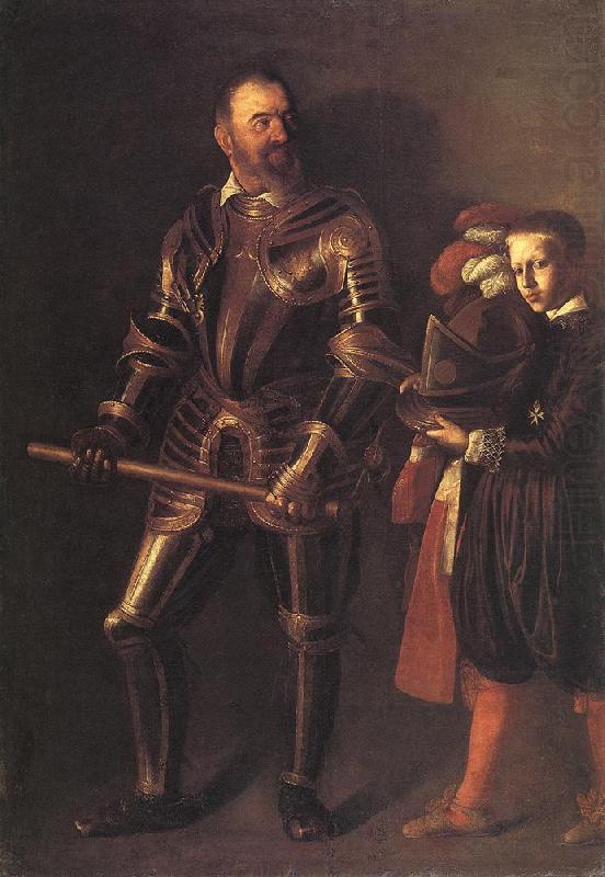Caravaggio Portrait of Alof de Wignacourt  v china oil painting image
