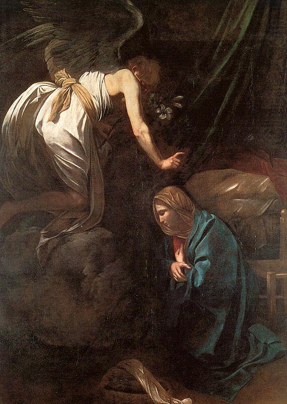Caravaggio The Annunciation china oil painting image