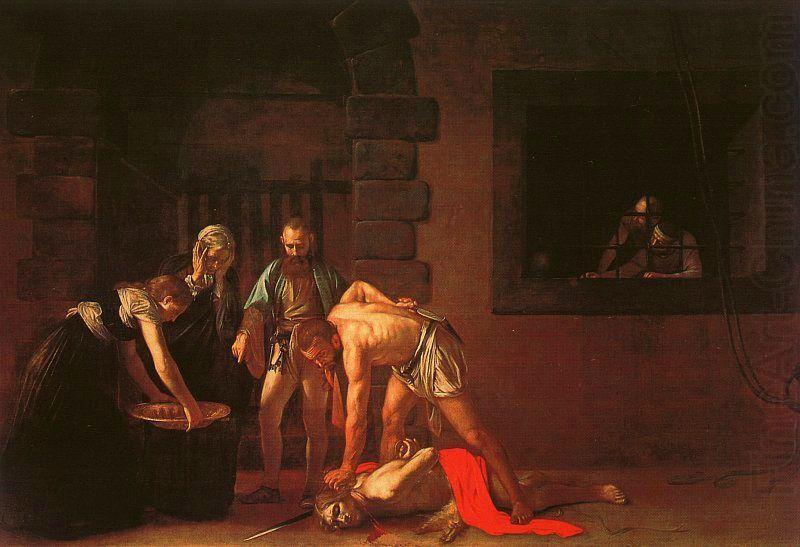 Caravaggio The Beheading of the Baptist china oil painting image