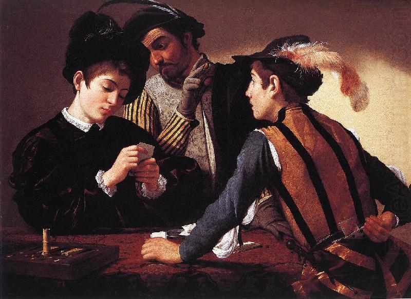Caravaggio The Cardsharps f china oil painting image