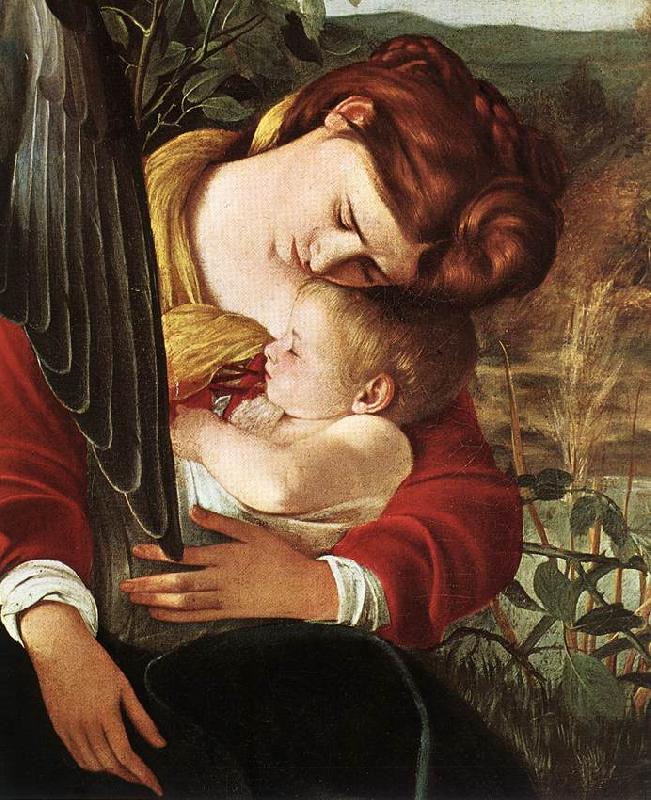 Caravaggio Rest on Flight to Egypt (detail) fg china oil painting image