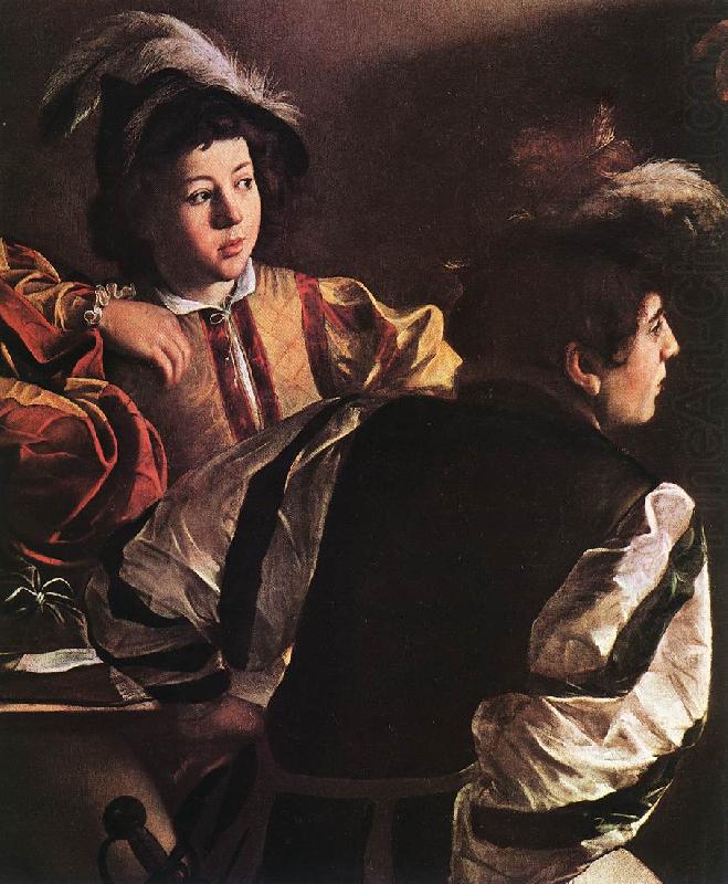 Caravaggio The Calling of Saint Matthew (detail) urt china oil painting image