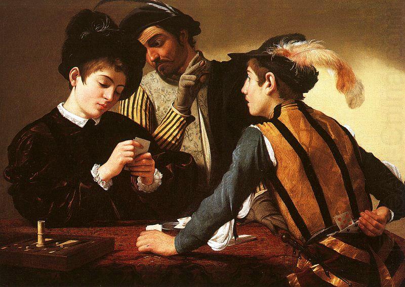 Caravaggio The Cardsharps china oil painting image