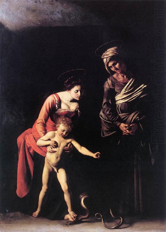 Caravaggio Madonna with the Serpent china oil painting image