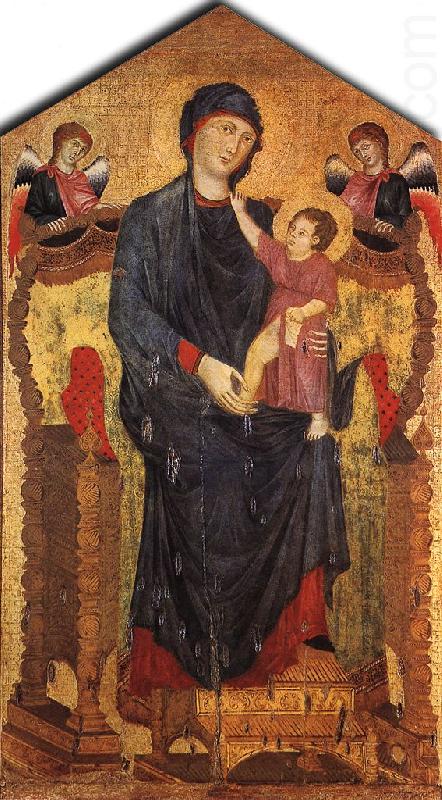 Cimabue Madonna Enthroned with the Child and Two Angels dfg china oil painting image