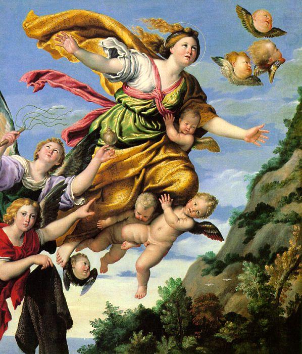 Domenichino The Assumption of Mary Magdalene into Heaven china oil painting image