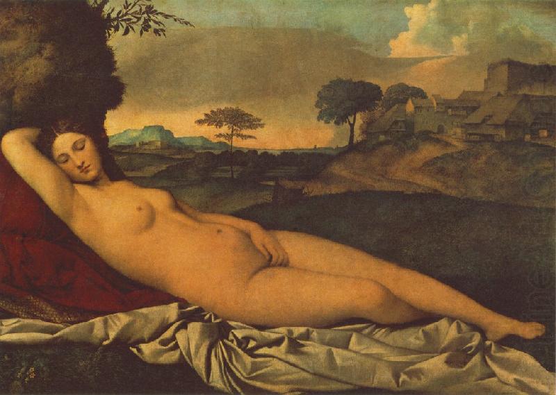 Giorgione Sleeping Venus dhh china oil painting image