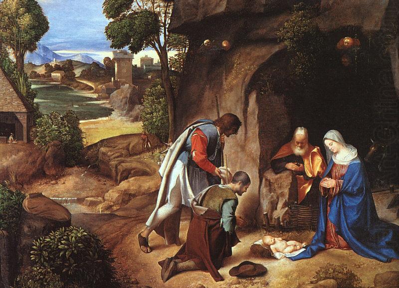 Giorgione The Adoration of the Shepherds china oil painting image