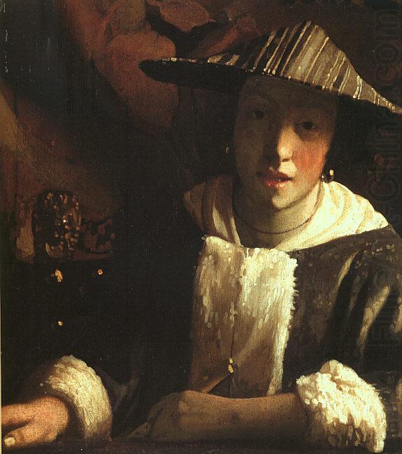 JanVermeer Woman Holding a Balance china oil painting image