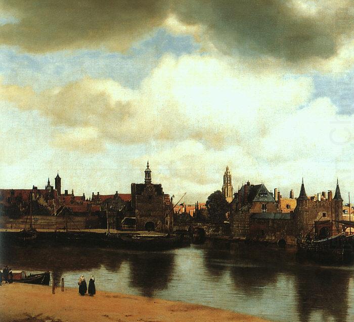 JanVermeer View of Delft china oil painting image