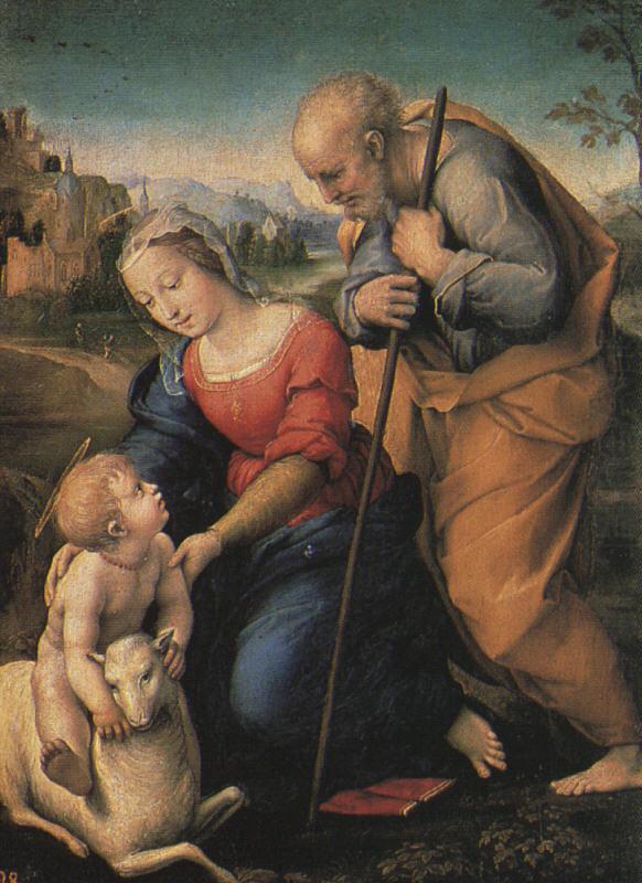 Raphael The Holy Family with a Lamb china oil painting image