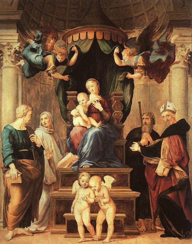 Raphael Madonna del Baldacchino china oil painting image