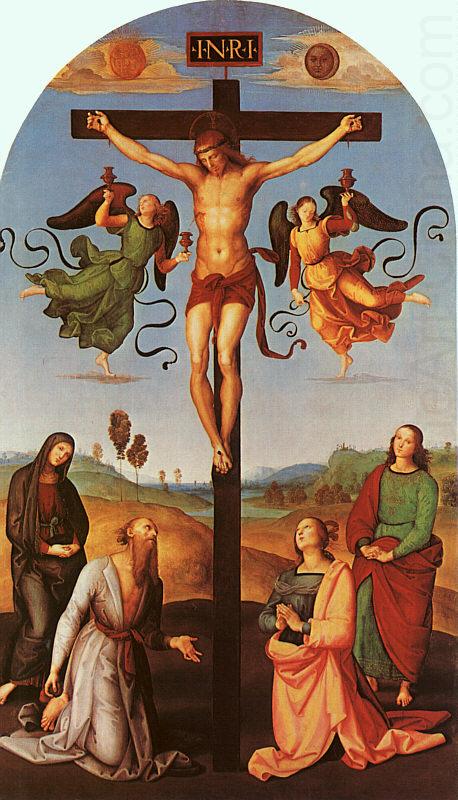 Raphael Christ on the Cross with the Virgin, Saint Jerome, Mary Magdalene and John the Baptist china oil painting image