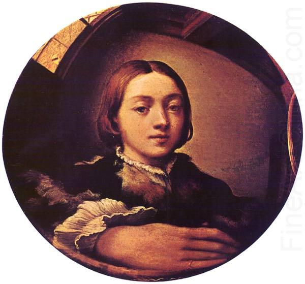 PARMIGIANINO Self-portrait in a Convex Mirror a china oil painting image